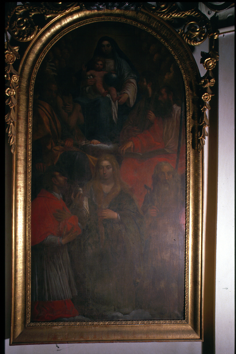 Madonna Assunta tra Santi (dipinto) di Damini Pietro (attribuito) - ambito veneto (prima metà sec. XVII)