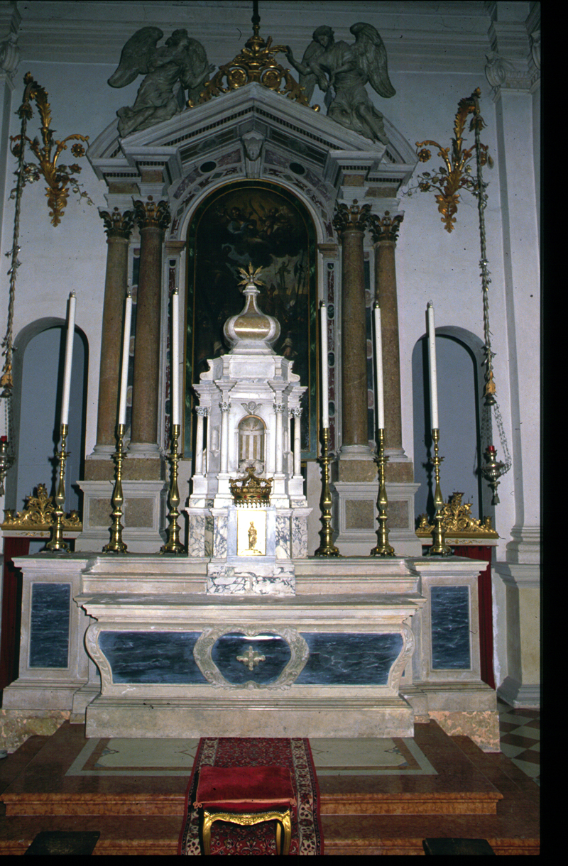 altare maggiore - bottega veneta (fine/inizio secc. XVIII/ XIX)
