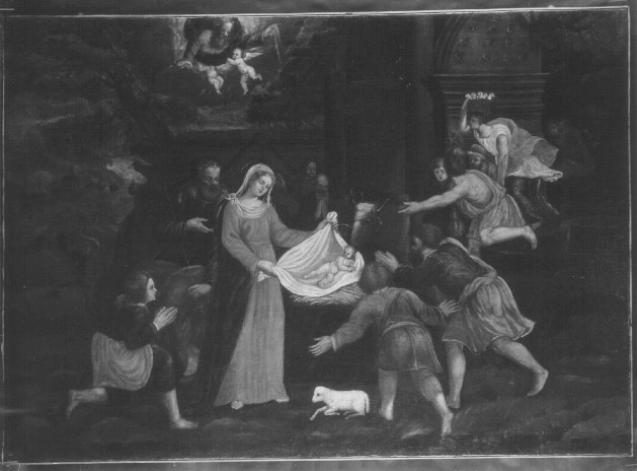 adorazione dei pastori (dipinto) - ambito veneto (sec. XVIII)