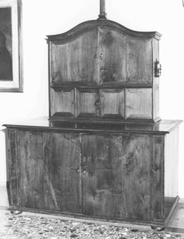 credenza con alzata - ambito veneto (sec. XIX)