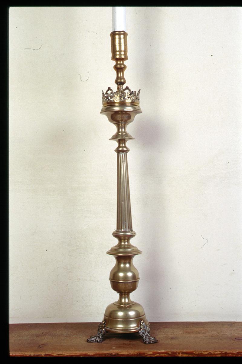 candeliere d'altare, serie - manifattura veneta (prima metà sec. XIX)