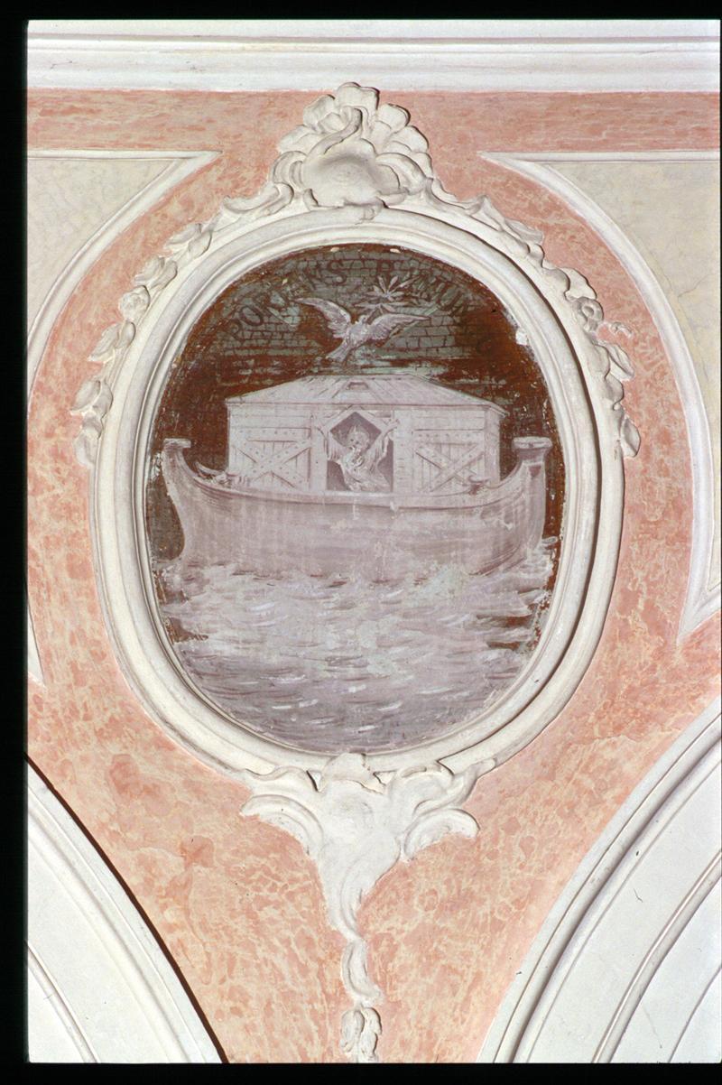 Noè e gli animali entrano nell'arca (dipinto, serie) - manifattura veneta (sec. XX)