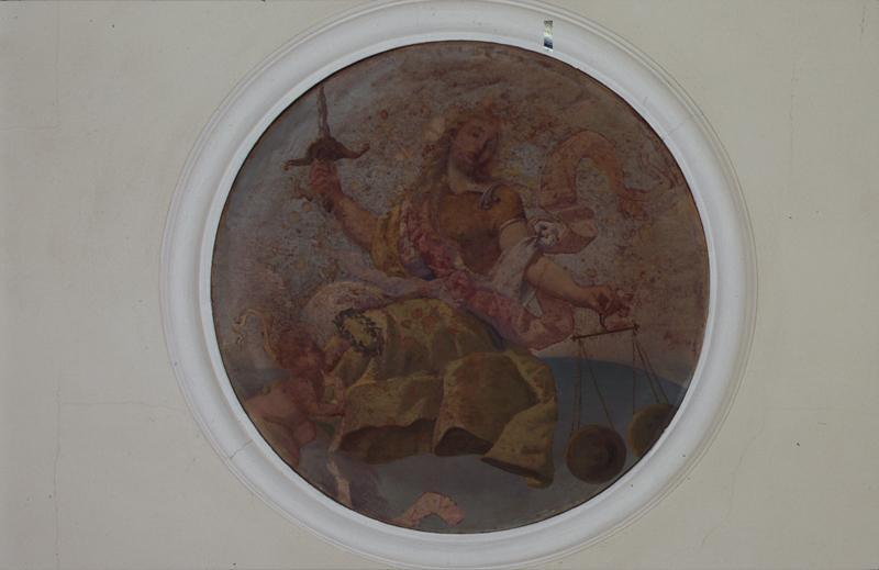 Giustizia (dipinto) di Spoldi Giovanni - ambito veneto (sec. XIX)