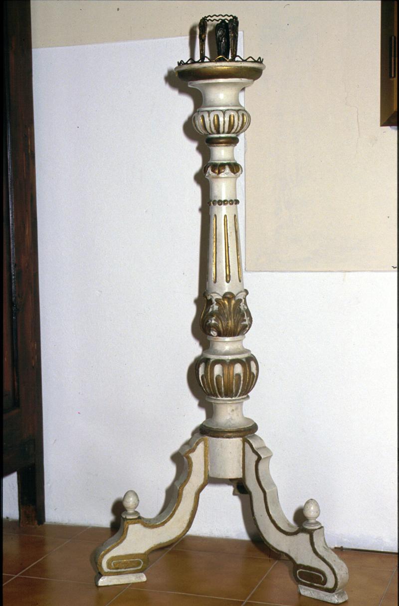candeliere - manifattura veneta (prima metà sec. XIX)