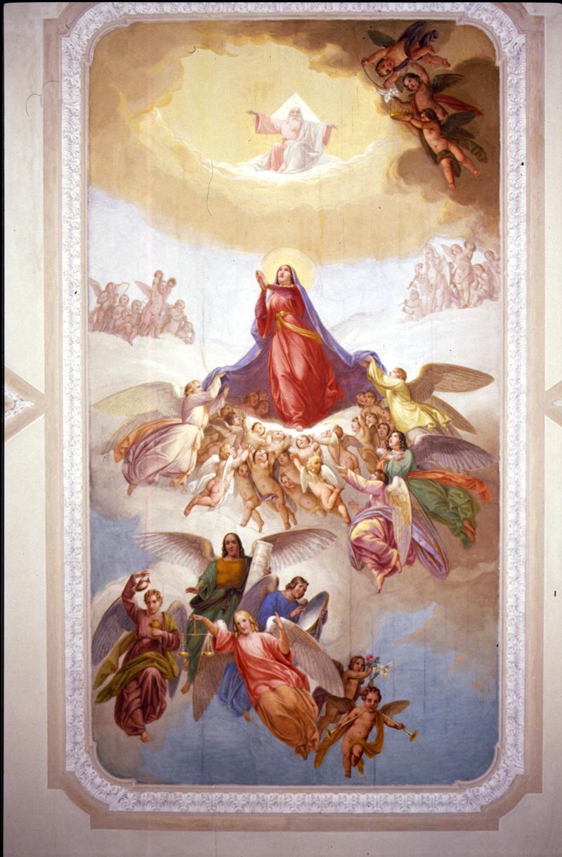 assunzione della Madonna (dipinto) di De Santi (attribuito) - ambito veneto (seconda metà sec. XIX)