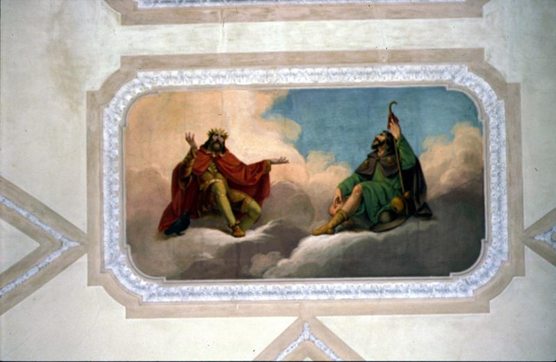 Sant'Osvaldo e San Rocco (dipinto) di De Santi (attribuito) - ambito veneto (seconda metà sec. XIX)