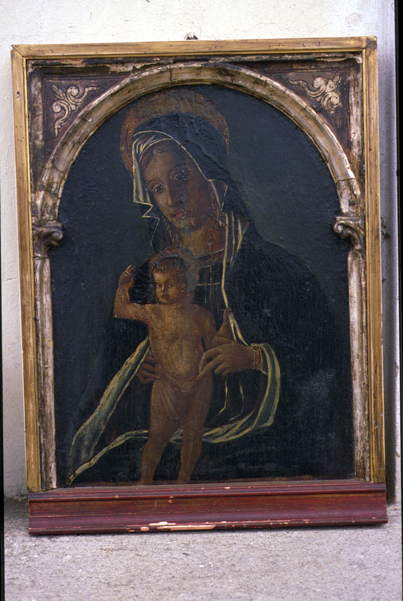 Madonna con Bambino (dipinto) - manifattura veneta (fine sec. XV)