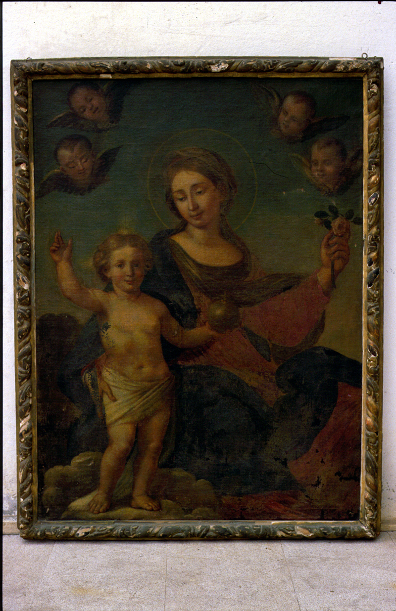 Madonna con Bambino (dipinto) - manifattura veneta (seconda metà sec. XIX)