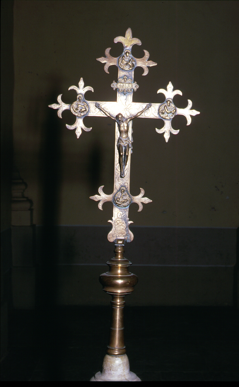 croce da tavolo - manifattura veneta (fine/inizio secc. XIX/ XX)