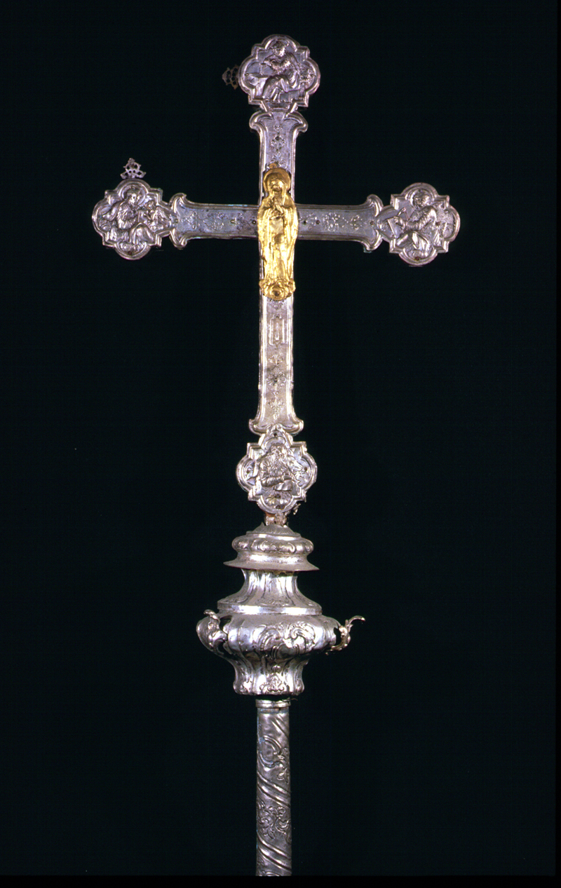 croce processionale - manifattura veneta (sec. XIX)
