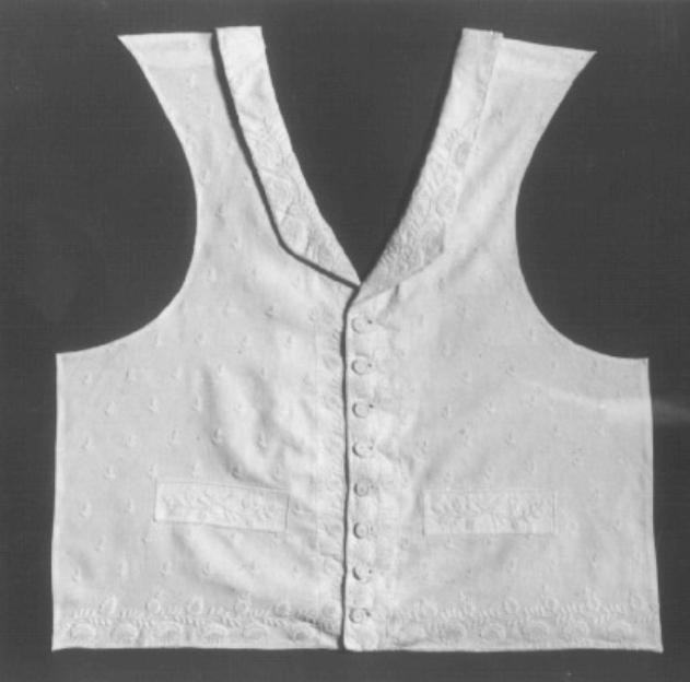 gilet - ambito veneto (primo quarto sec. XIX)