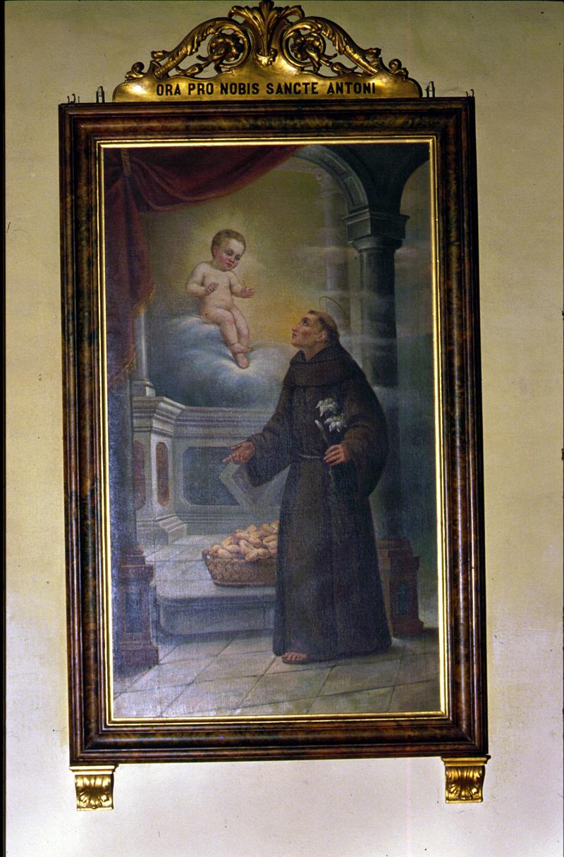 Sant'Antonio da Padova (dipinto) di Toffolatti Emilio (attribuito) - ambito veneto (sec. XX)