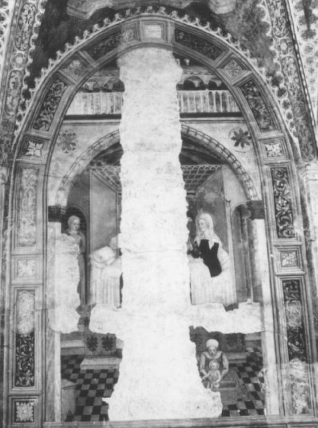natività della Madonna (dipinto) di Maestro degli Innocenti (attribuito) - ambito veneziano (sec. XV)