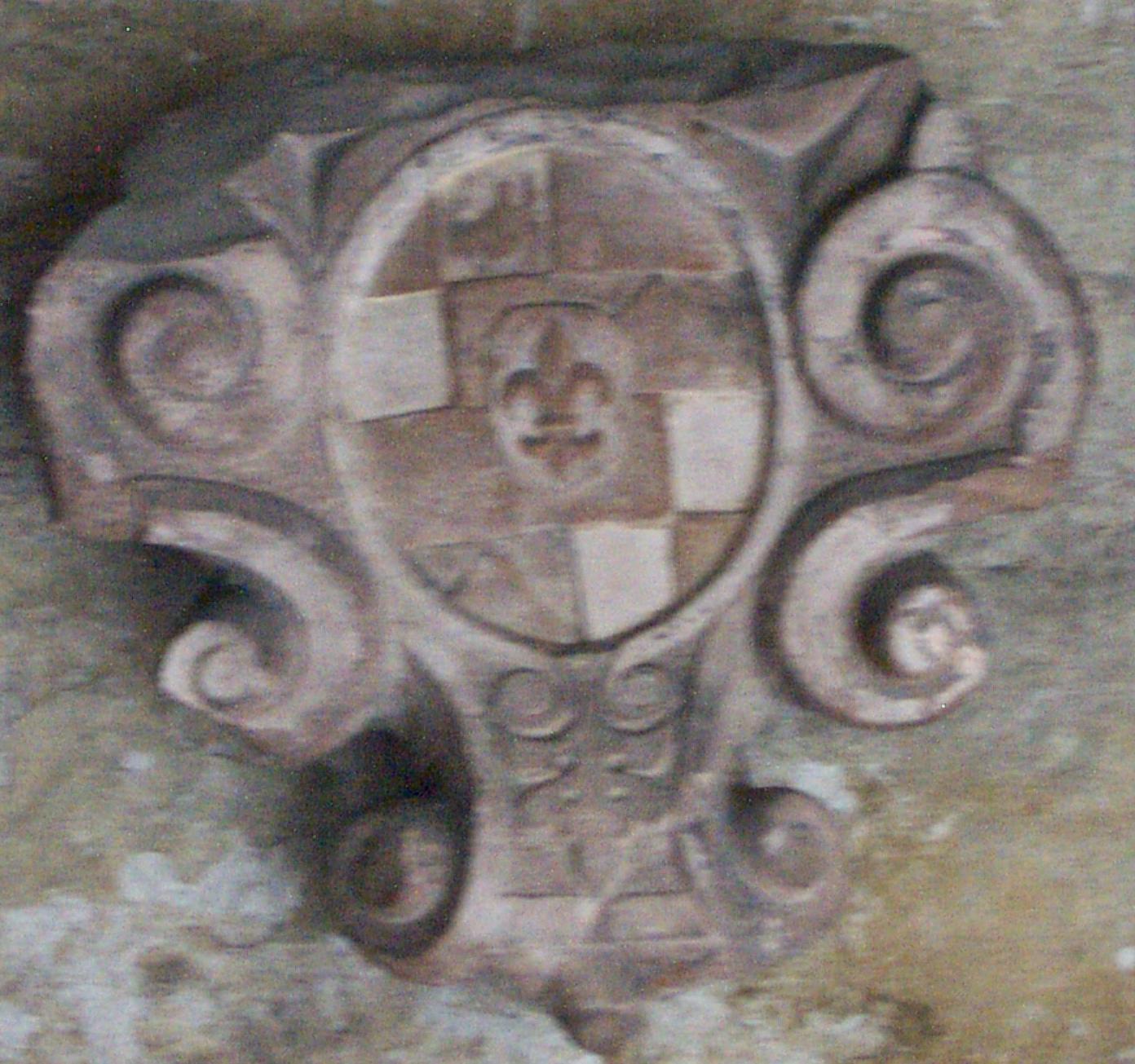 stemma gentilizio di Bartolomeo Moro (rilievo) - ambito feltrino (sec. XVII)