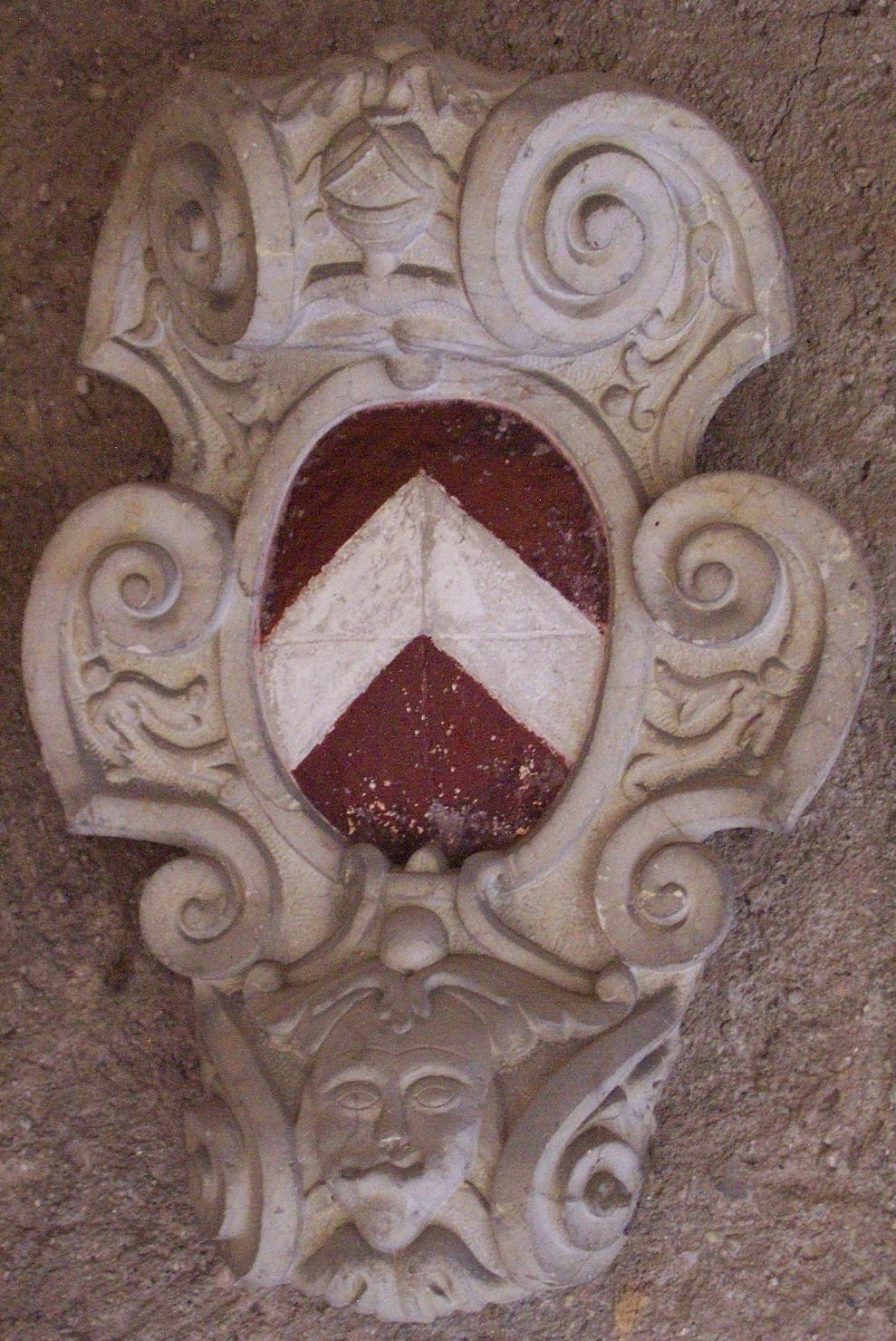 stemma gentilizio della famiglia Muffoni (rilievo) - ambito feltrino (secc. XVI/ XVII)
