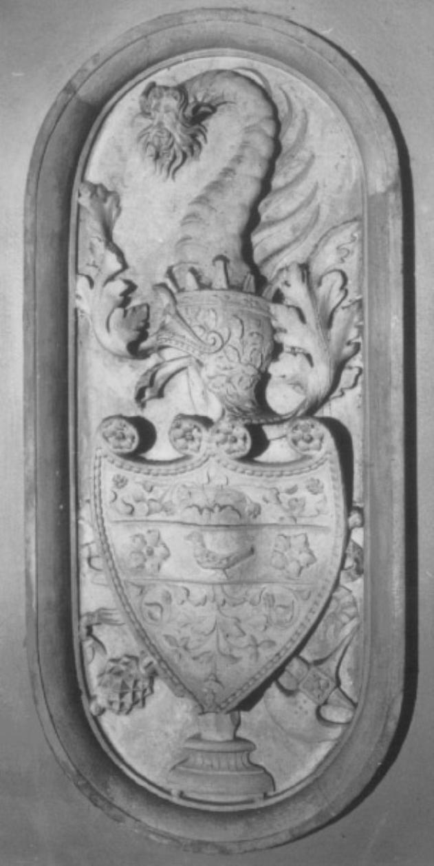 stemma gentilizio della famiglia Bettignoli Bressa (rilievo) di Lombardo Tullio (attribuito) (secc. XV/ XVI)