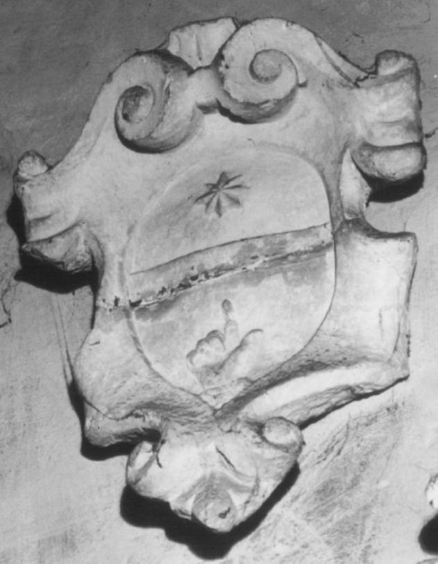 stemma gentilizio della Famiglia Lini (rilievo) - ambito veneto (secc. XVII/ XVIII)