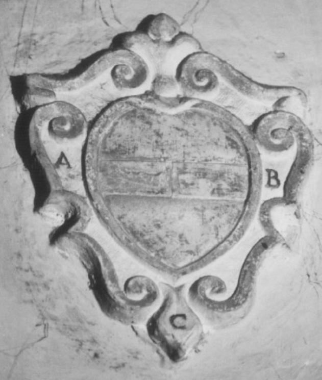 stemma gentilizio (rilievo) - ambito veneto (secc. XVII/ XVIII)