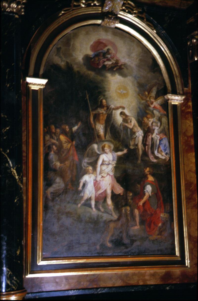 battesimo di Cristo (dipinto) - manifattura veneta (sec. XVII)