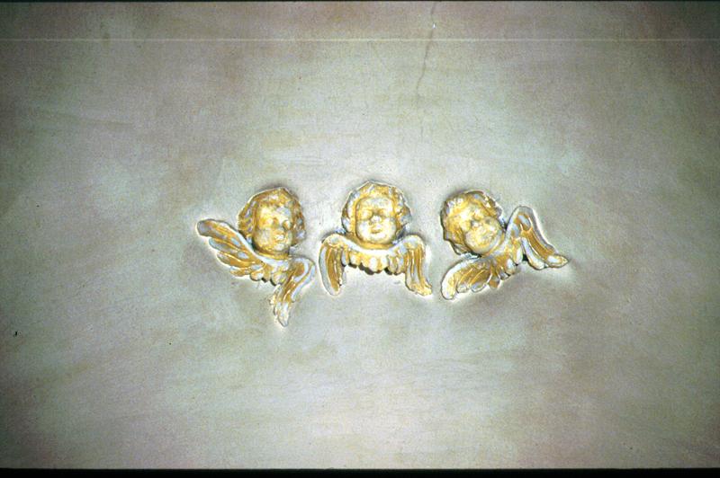 angelo (rilievo, serie) - manifattura veneta (sec. XIX)