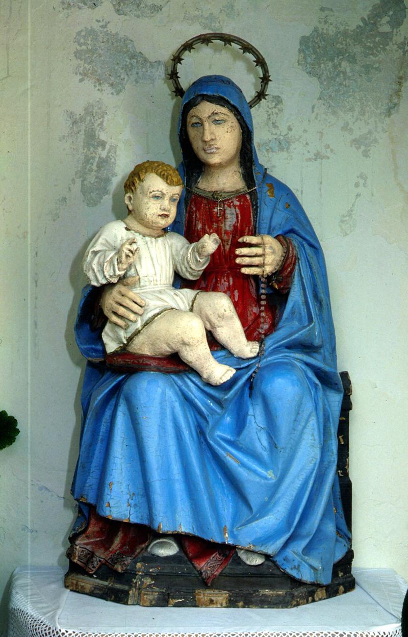Madonna con Bambino (scultura) - manifattura veneta (sec. XVII)