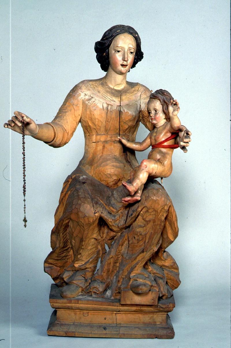 Madonna con Bambino (scultura) - manifattura veneta (fine/inizio secc. XVII/ XVIII)