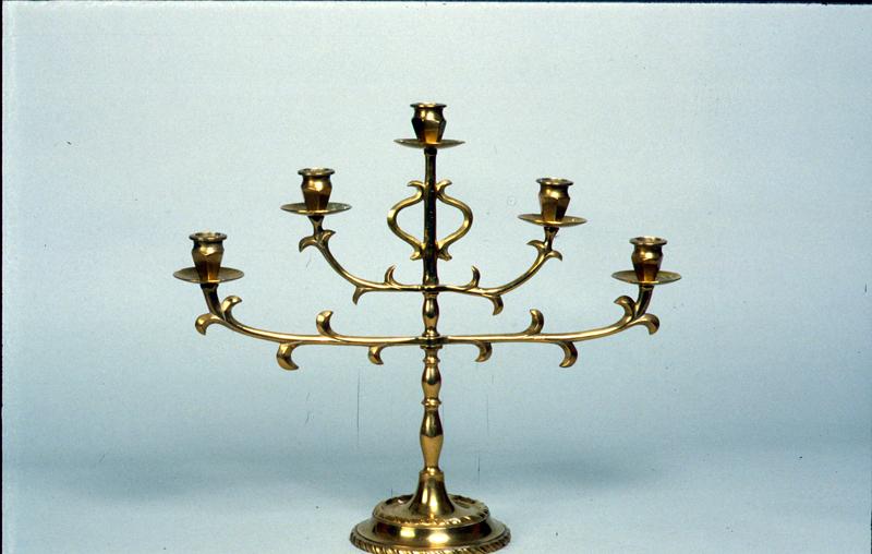 candeliere d'altare, serie - manifattura veneta (prima metà sec. XX)