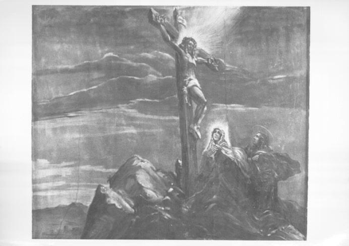 crocifissione (dipinto) - ambito veneto (sec. XX)