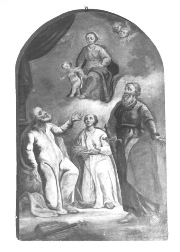 Madonna con Bambino e santi (dipinto) - ambito veneto (fine/inizio secc. XVIII/ XIX)