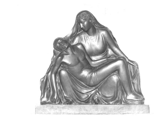 Pietà (scultura) - ambito veneto (terzo quarto sec. XX)