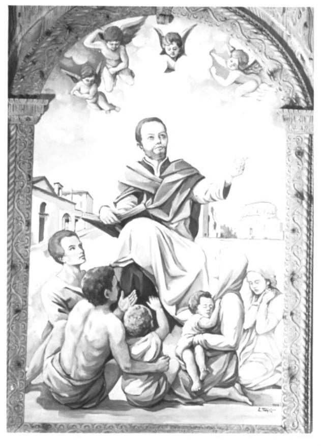 predica di San Gaetano (dipinto) - ambito veneto (sec. XX)