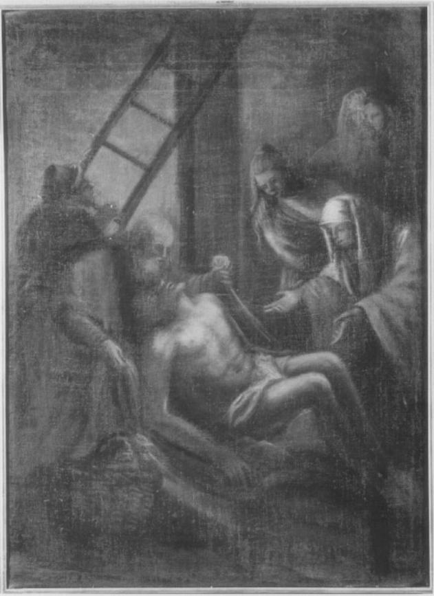 deposizione di Cristo dalla croce (dipinto) - ambito veneto (sec. XIX)