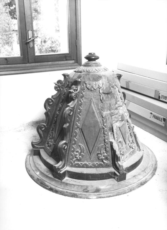 coperchio del fonte battesimale - bottega veneta (prima metà sec. XVII)