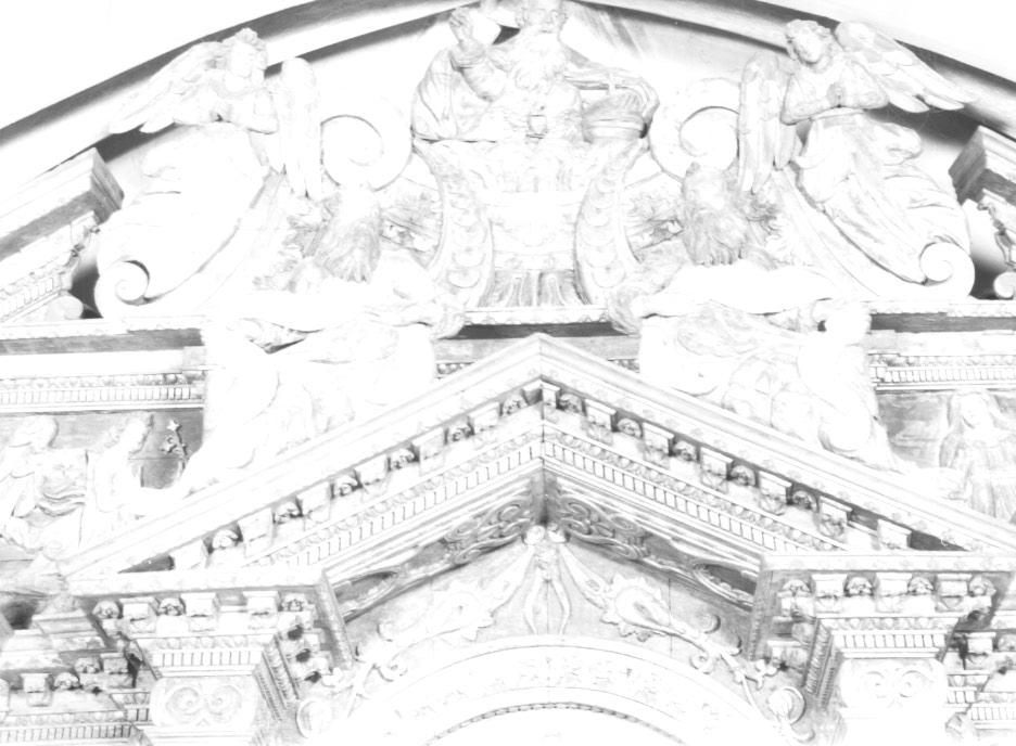 Dio circondato da angeli (rilievo) - ambito veneto (sec. XVI)