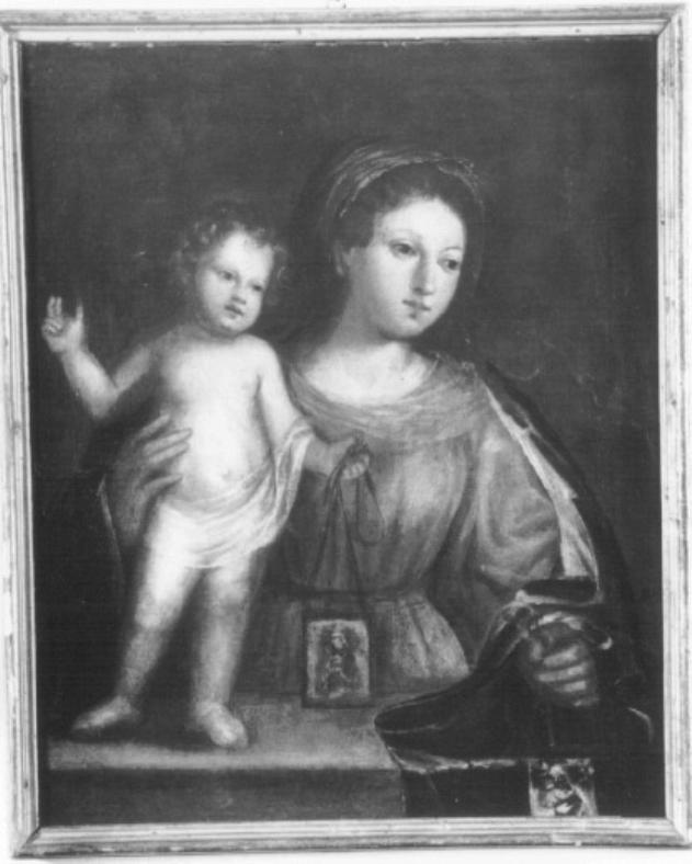 Madonna con Bambino (dipinto) - ambito veneto (secc. XVI/ XVII)