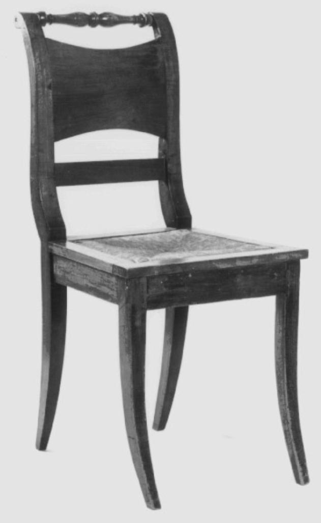 sedia - ambito veneto (prima metà sec. XIX)