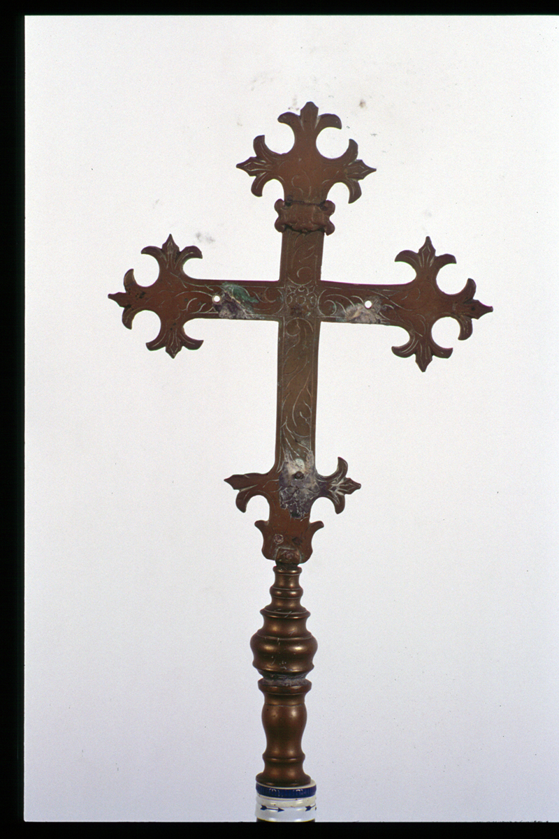 croce processionale - manifattura veneta (prima metà sec. XVIII)