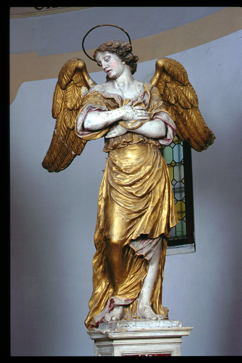 angelo (scultura, elemento d'insieme) - ambito veneto (sec. XVIII)