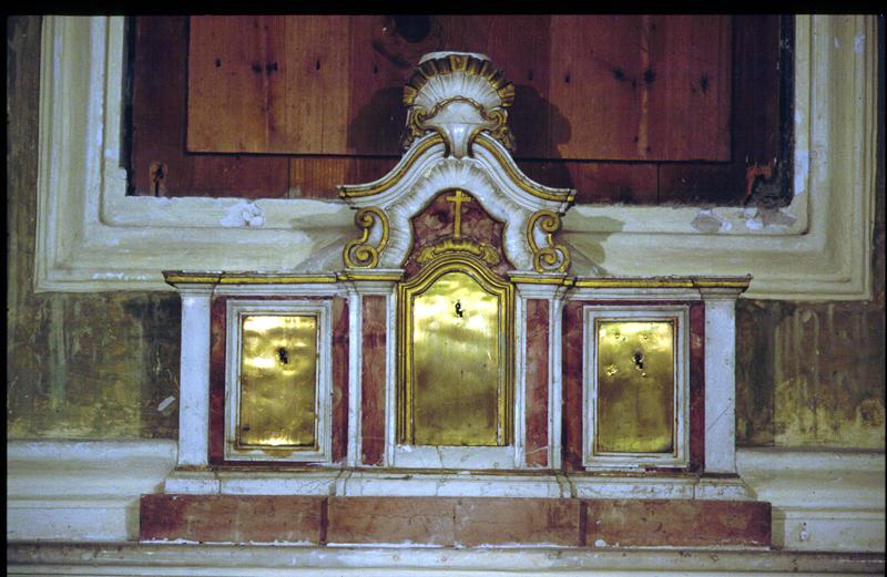 tabernacolo, elemento d'insieme - bottega veneta (prima metà sec. XVIII)