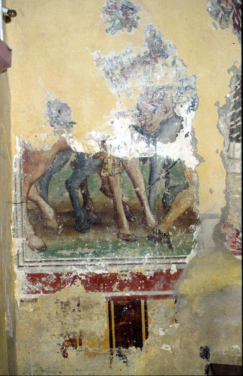 adorazione dei Re Magi (dipinto, frammento) - bottega veneta (sec. XVI)