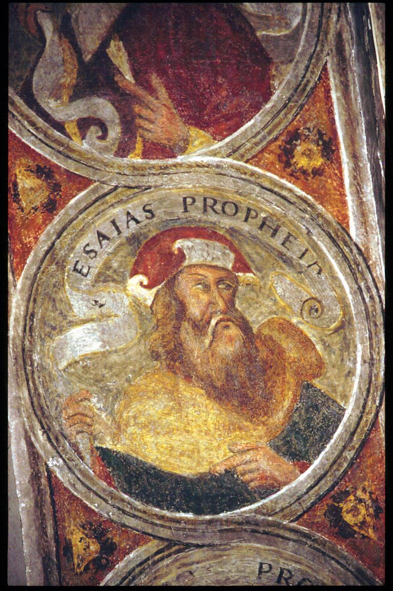 profeta Isaia (dipinto, elemento d'insieme) - bottega veneta (sec. XVI)