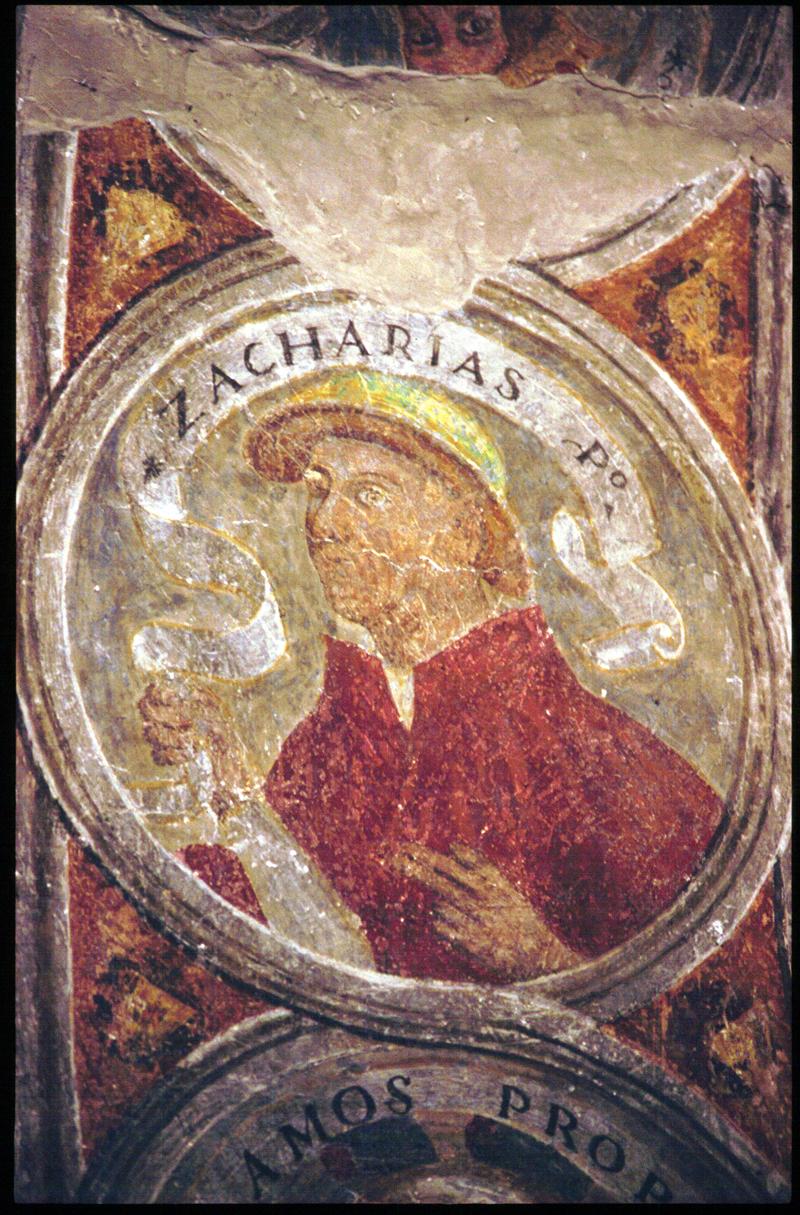 profeta Zacaria (dipinto, elemento d'insieme) - bottega veneta (sec. XVI)