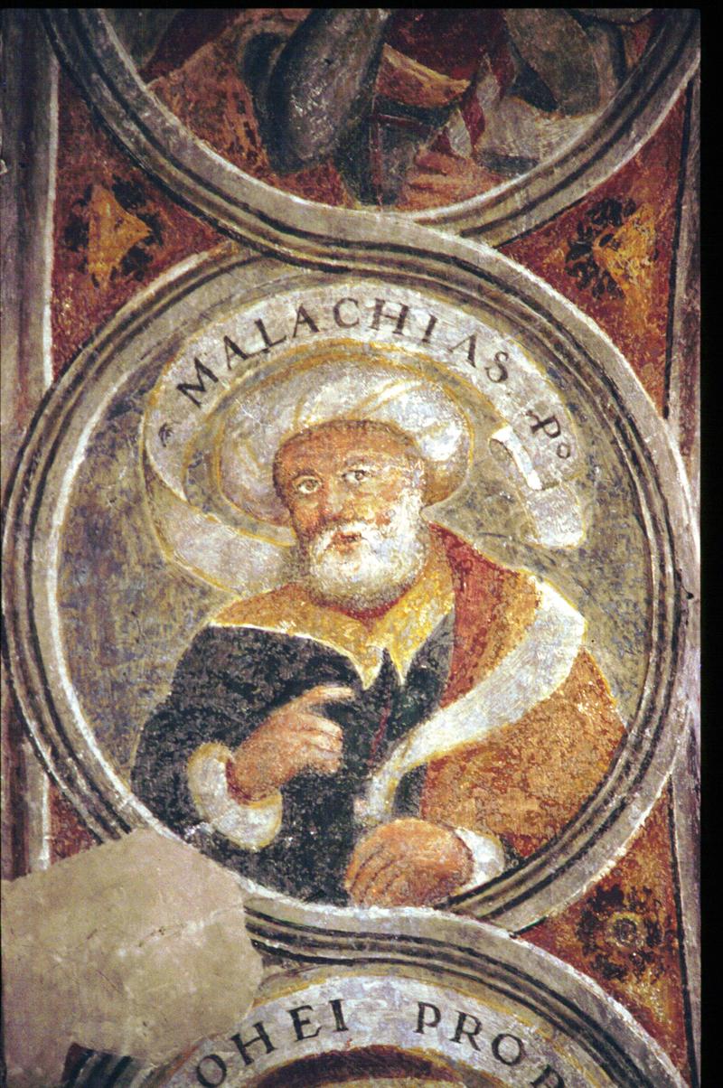 profeta Malachia (dipinto, elemento d'insieme) - bottega veneta (sec. XVI)