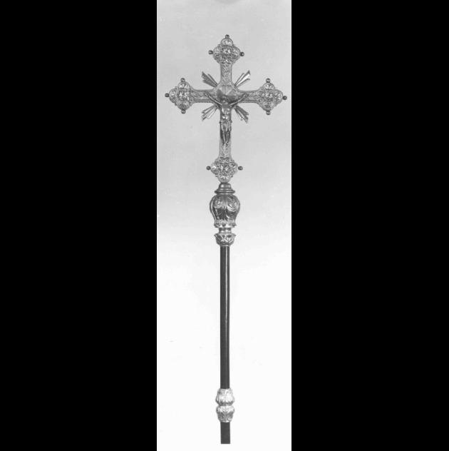 croce processionale - ambito veneto (fine/inizio secc. XIX/ XX)