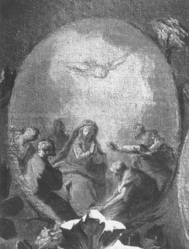 pentecoste (dipinto) di Grassi Nicola (attribuito) (sec. XVIII)