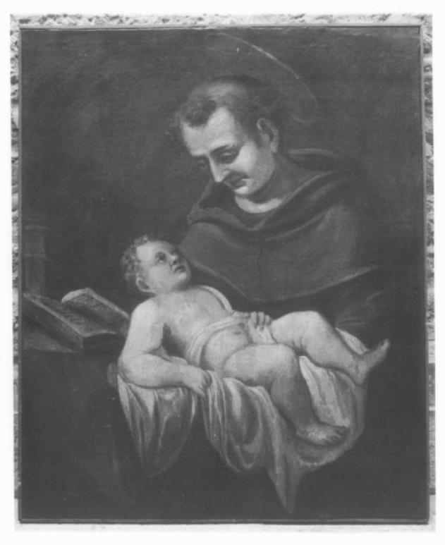 Sant'Antonio col Bambino (dipinto) - ambito Italia settentrionale (sec. XVIII)
