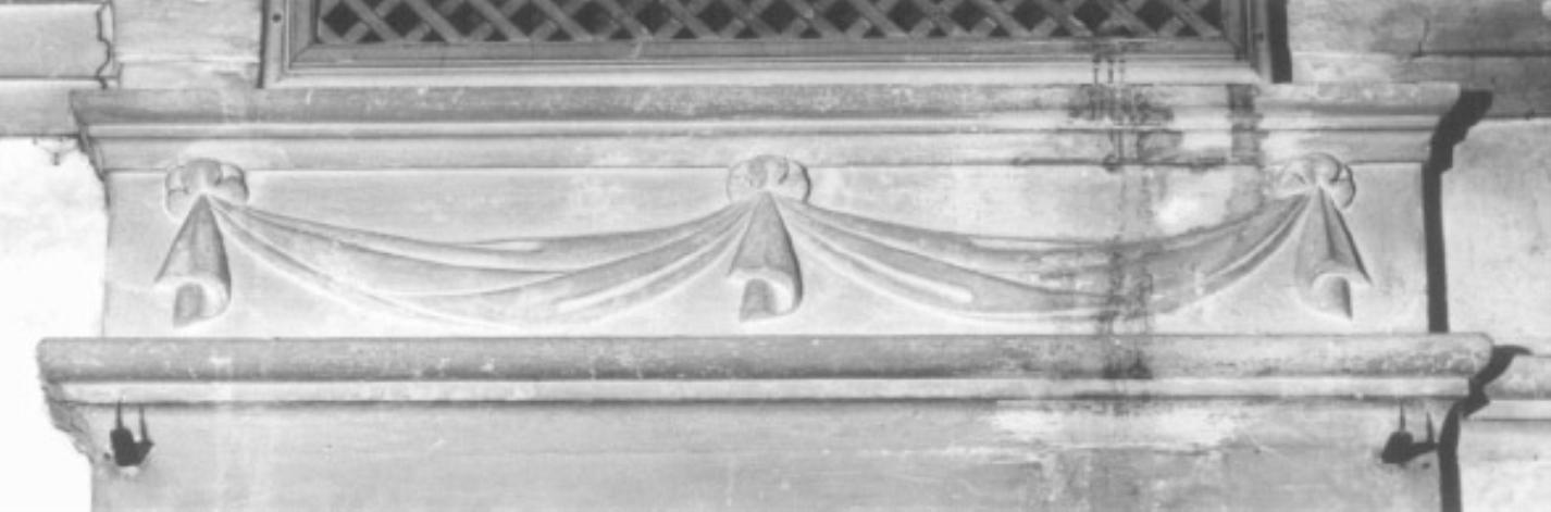 festoni (decorazione plastica) - ambito veneziano (sec. XVIII)