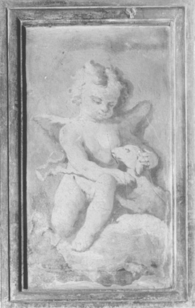 angioletto/ allegoria della Mansuetudine (dipinto) - ambito veneziano (seconda metà sec. XVIII)