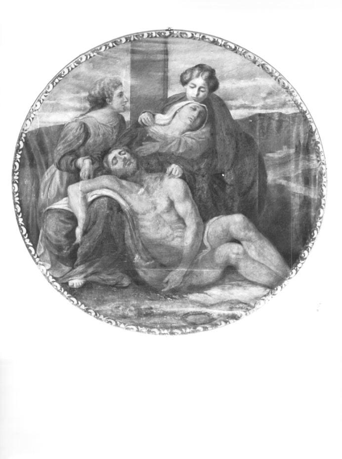 compianto sul Cristo morto (dipinto) - ambito veneto (sec. XIX)