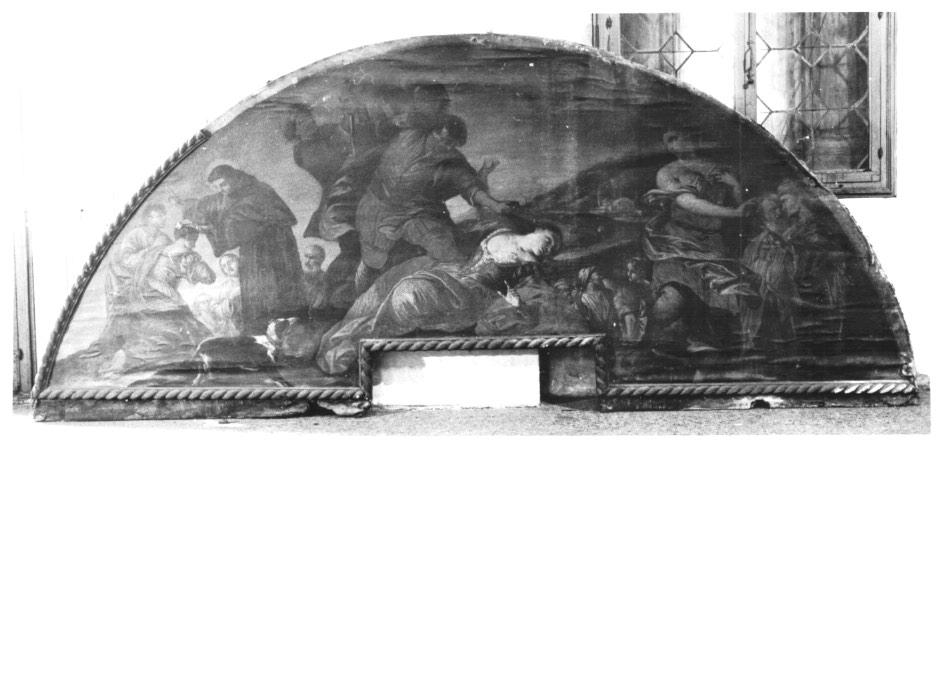 Miracoli di Sant'Antonio da Padova (dipinto, serie) di Mengardi Francesco, Zanella Domenico (sec. XVIII)